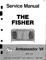 Fisher AMBASSADOR-7-A-690 - Service Manual 